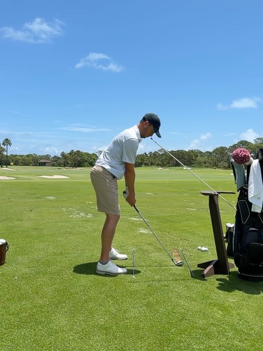 Nice week off to hone in and work on some mechanics I’ve been feeling the last month or so. Really been trying to work on keeping my hands and body moving in sync and not letting my arms run up and long at the top of my backswing. When they do that, I tend to not have as much control on the way down- with my tendency being to hang back and stand up on the way down while I throw my hands at it. Not ideal or very consistent 🤣 

Lots of reps like these videos of less balls hit, but really focusing on where I’m feeling the club (butt end of the grip, handle, hands, arms, shaft of the club, etc) and my body as I swing. I’ll often keep my trainer @kolbywayne in touch with what I’m trying to do mechanically so he can incorporate some of the things I’m trying to do in the gym as well. 

And yeah Drake just came out with 3 new albums but NWTS will always be one of my favorites don’t @ me