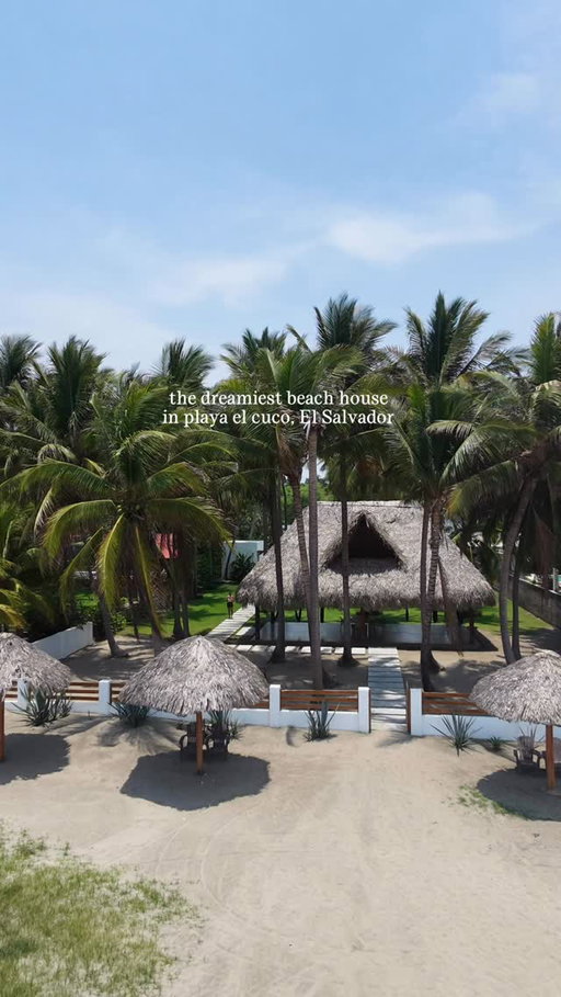 This beach house in playa el cuco, El Salvador is pure paradise 🌴🥥

This spacious beach house is located in San Miguel, El Salvador and it has access to one of the most beautiful beaches, El Cuco 🤍

Each corner of this house is decorated very intentional for you to experience a luxurious stay with that beach tropical vibe. You can book directly on Airbnb or send them a dm @almadecoco.sv 

This is my second time staying here and I hope to come back soon, this is a paradise 🌴

#airbnbcreator #airbnbelsalvador #playaelcuco #beachhouseelsalvador #wheretostayinelsalvador