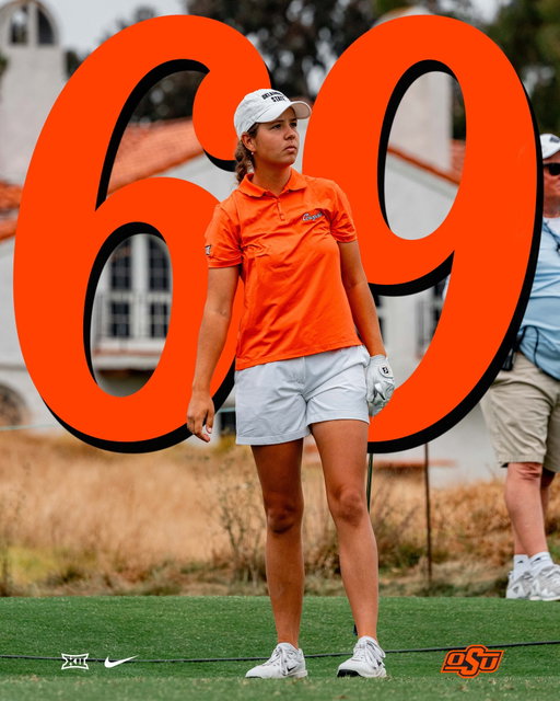 ON. FIRE. 🔥 

Make that 3/3 rounds at par-or-better for @marta_silchenko_golf this week! Now with 20 such rounds this season, Marta is just two more away from tying the single-season OSU record.

#golfschool | #GoPokes