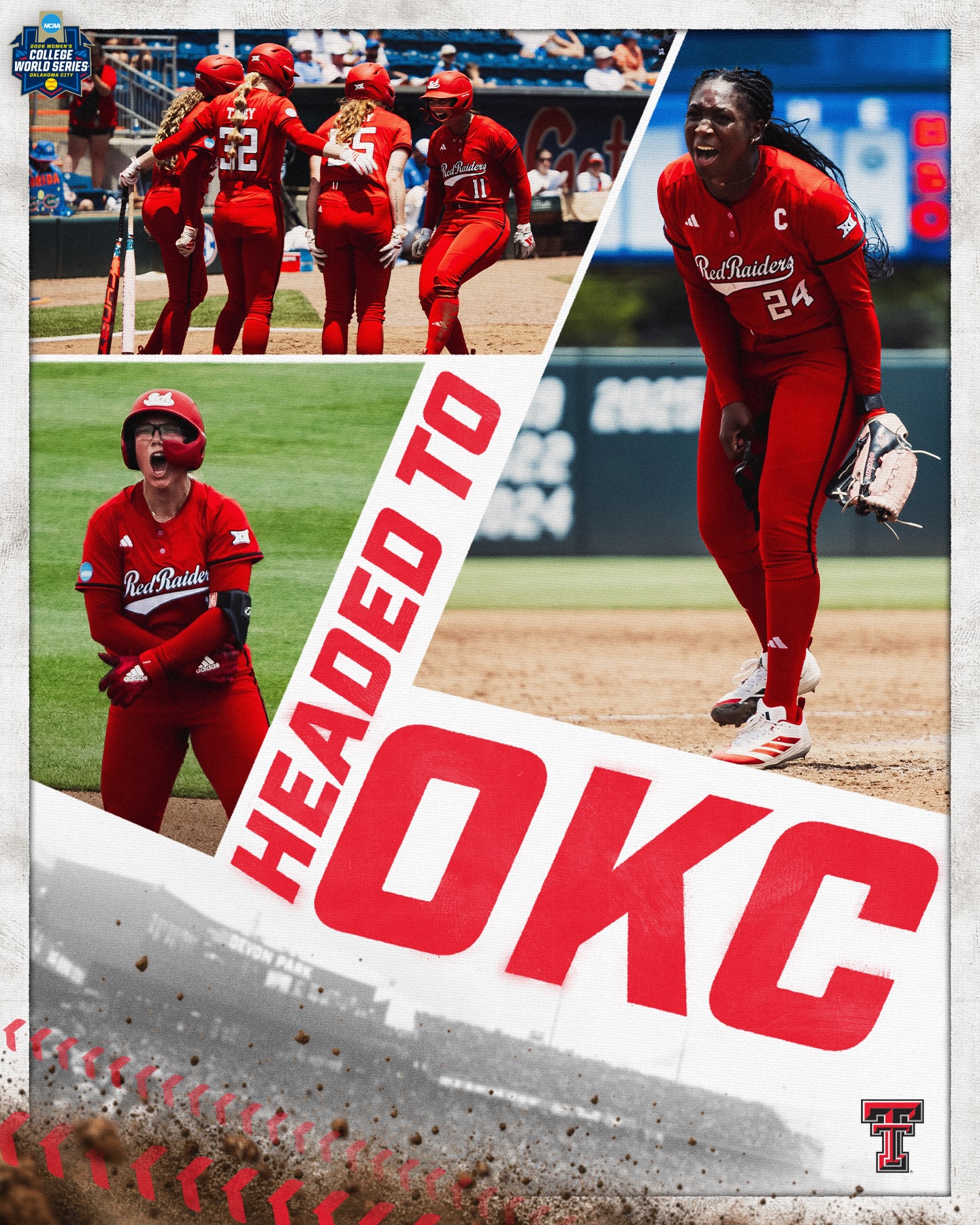 TEXAS TECH IS HEADED BACK TO OKC 🤩

(3) @texastechsb defeats (2) Florida, 16-7 (5 inn.), to advance to their 2nd #WCWS! 

#RoadToWCWS