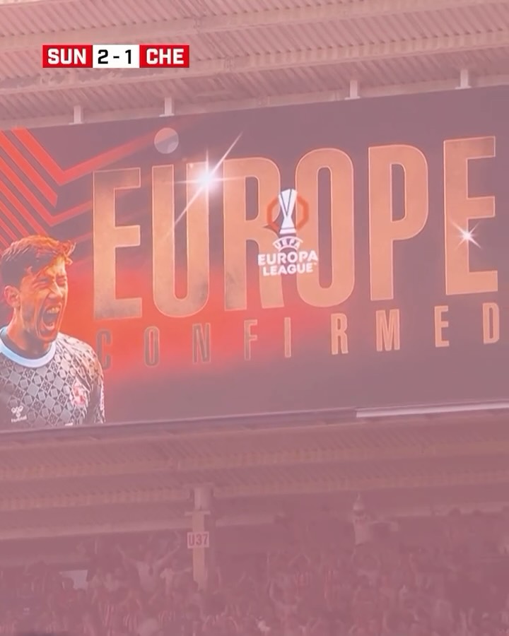 Highlights: Sunderland 2-1 Chelsea 📺

Europa League: SECURED 😍