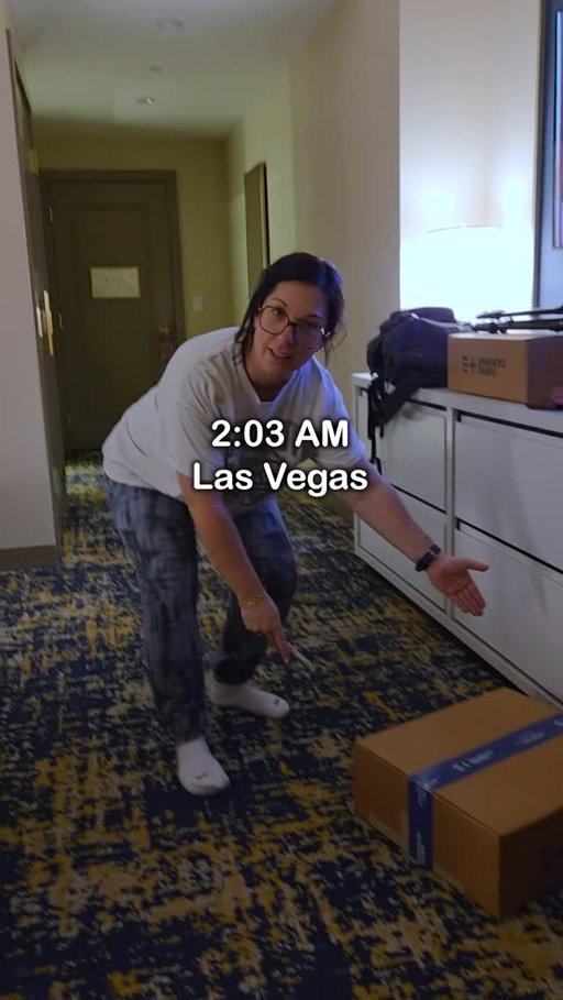 We decided to unbox this Enhanced Games package at 2am in Vegas 🙂‍↕️ @enhanced_games