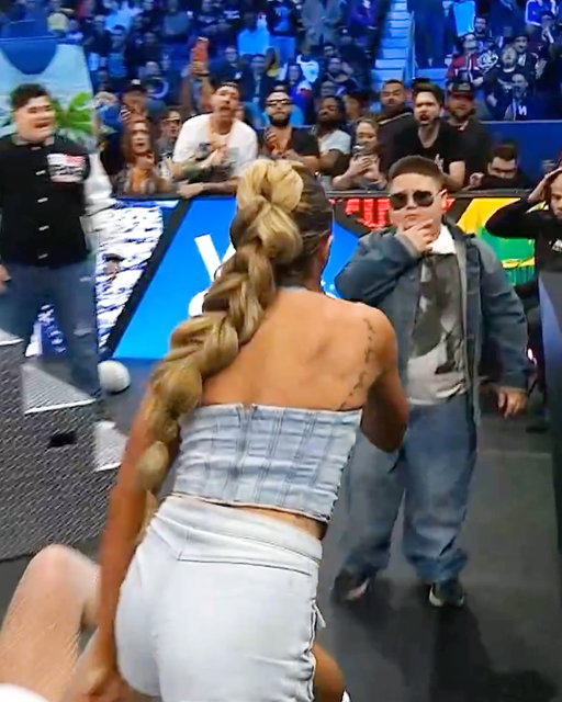 Too much rizz! 😱 @itztherealrizzler @vitacoco 

The #AEWDoN Buy In is LIVE on HBO Max!