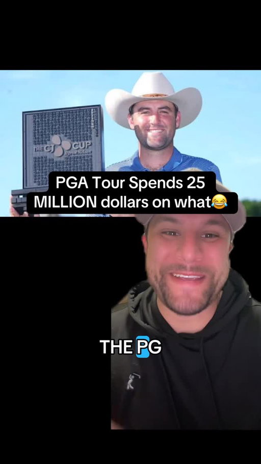 PGA Tour spends 25 million on what 😂😭

Follow for more 

#reels #golf #explore