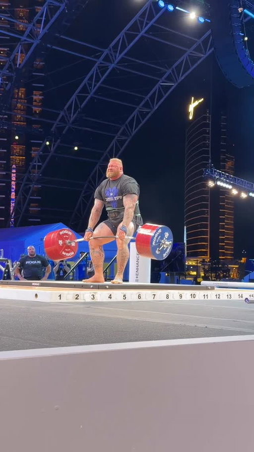 Not tonight. But thank you all for the support,  I truly appreciate every single one of you. Huge thanks to @maximilianbmartin and the @enhanced_games for putting up such an awesome event! First of many I hope!

Peace and love,
Hafthor ❤️

Big shoutout to my amazing coaches @australianstrengthcoach @stefansolvi and everyone involved in my prep. Your support and belief mean everything.

And a very special shoutout to my beautiful wife @kelc33 for her endless love, support, and strength through it all ❤️