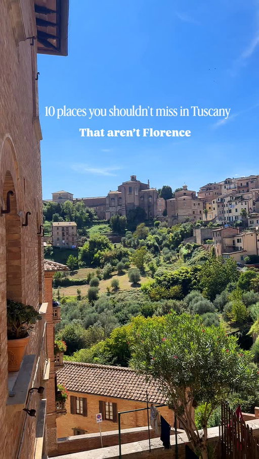 These are 10 places in Tuscany that absolutely deserve a spot on your itinerary. From medieval hill towns to some of the most beautiful drives in Italy, this route feels like stepping into a postcard over and over again.

📍 San Gimignano
📍 Volterra
📍 Siena
📍 Lucca
📍 Pienza
📍 Montepulciano
📍 Montalcino
📍 San Quirico d’Orcia
📍 Gladiator Road
📍 Madonna di Vitaleta

If you’re planning a Tuscany road trip, this is the kind of route that makes you want to stop every 10 minutes just to stare at the views.

Save this reel for your Tuscany itinerary and send it to the person you’d do this road trip with ✨

© Sparkling Escapes | Europe travel itineraries & trip planning