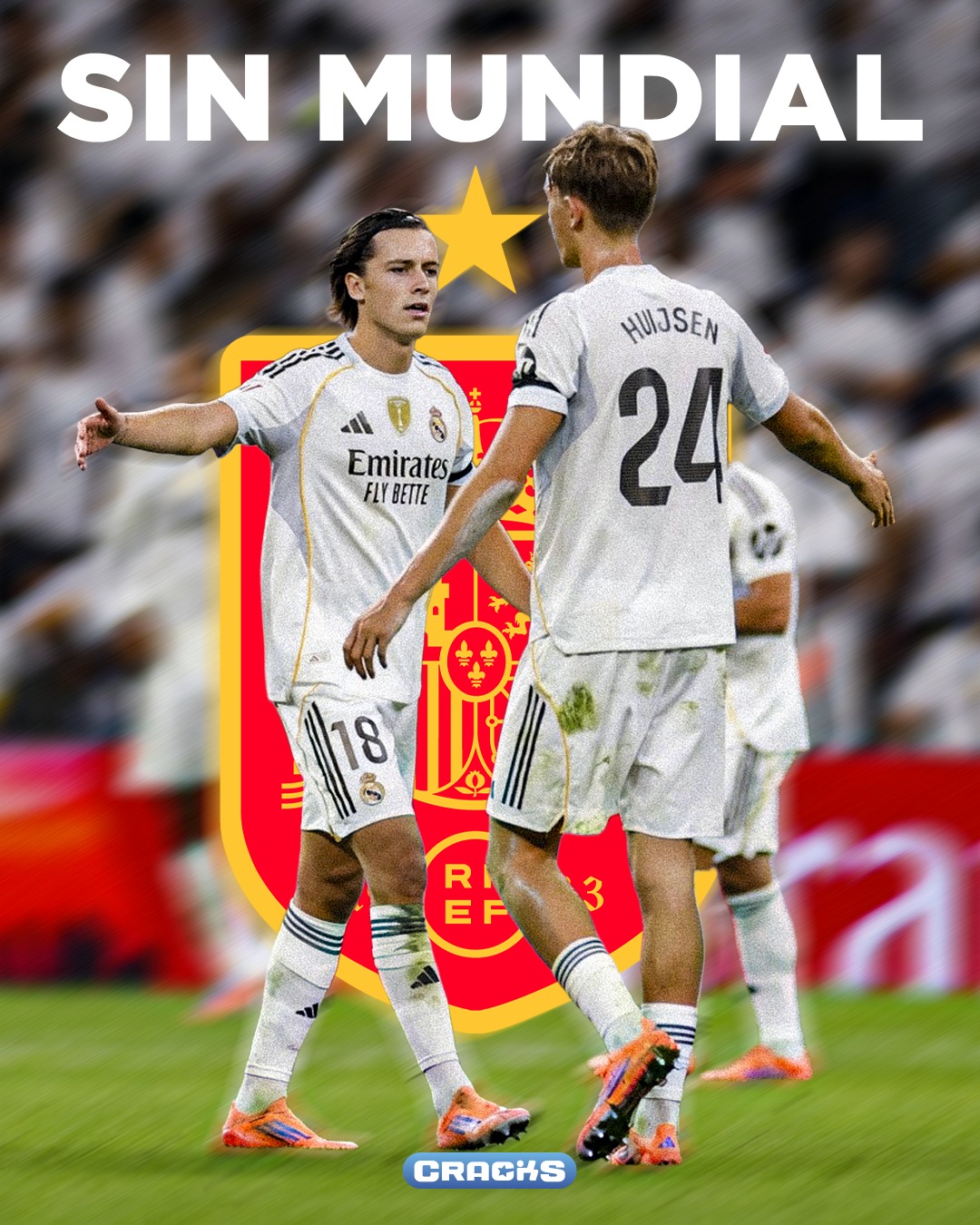 🤯🇪🇸 ¡HISTORIA EN LA SELECCIÓN DE ESPAÑA!

❌ Por PRIMERA VEZ en TODA la historia de los Mundiales…

🚫 NO hay ningún jugador del Real Madrid en la convocatoria de España

😳 Ni Huijsen, ni Carvajal, ni Ceballos, ni Fran García…
