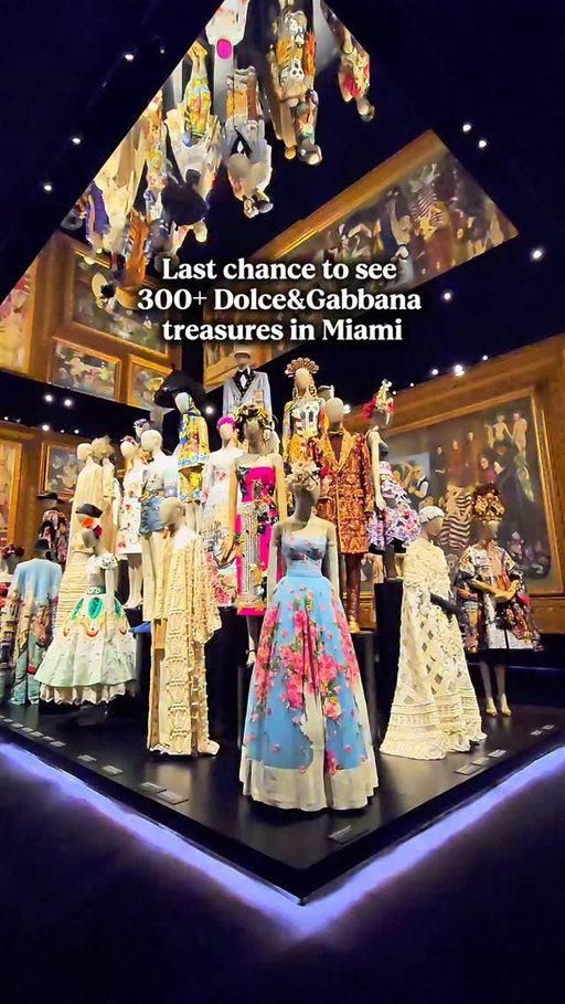 Last chance to see one of the most breathtaking fashion exhibitions we've ever stepped inside. 🖤🇮🇹

From the Heart to the Hands: Dolce&Gabbana at @icamiami is a full multisensory journey through the world of @dolcegabbana - and it closes 14 June. We're talking 300+ archival and new pieces, immersive rooms dedicated to Italian folklore, opera, baroque craft, glasswork and the eternal dolce vita. ✨

This isn't just fashion. It's Italian heritage, artisanal craftsmanship and contemporary art woven into something truly extraordinary. Curated by Florence Müller with amazing set design by Agence Galuchat - every room is a moment. 🎨👗

Follow us for more exhibition tips. 🙌

If you're in Miami, do not sleep on this. Tickets via dolcegabbanaexhibition.com 🔗

📍 23 NE 41st St, Miami 🗓️ Open until 14 June 2026

#DolceGabbana #ICAMiami #LuxuryFashion #MiamiArt #ItalianCraftsmanship

Miami exhibition | Dolce Gabbana exhibition | Italian luxury fashion | ICA Miami 2026 | fashion and art Miami