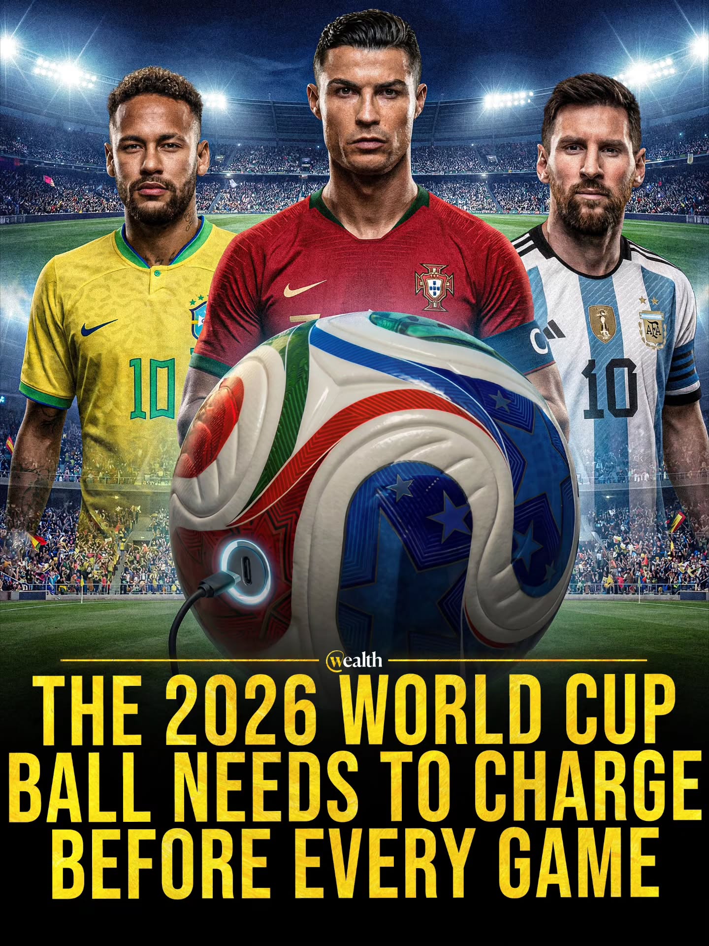 FIFA's 2026 World Cup ball carries a 500Hz sensor. ⚽

TRIONDA, unveiled by FIFA and adidas on October 2, 2025 as the official match ball for the 2026 World Cup, uses connected-ball technology to send live motion data to the video assistant referee system. FIFA says the chip tracks the ball 500 times per second and helps officials identify the exact touch that starts an offside sequence.

That signal is combined with stadium camera tracking of players and the ball, giving VAR a tighter read on passes, deflections and possible handballs. adidas has previously said its connected match-ball sensors use rechargeable batteries charged by induction.

#FIFAWorldCup #WorldCup2026 #TRIONDA #VAR #FootballTech