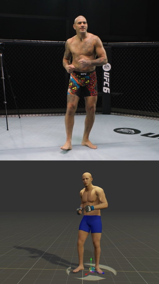 Fight like Poatan 👊🗿 

Powered by markerless capture in #UFC6
