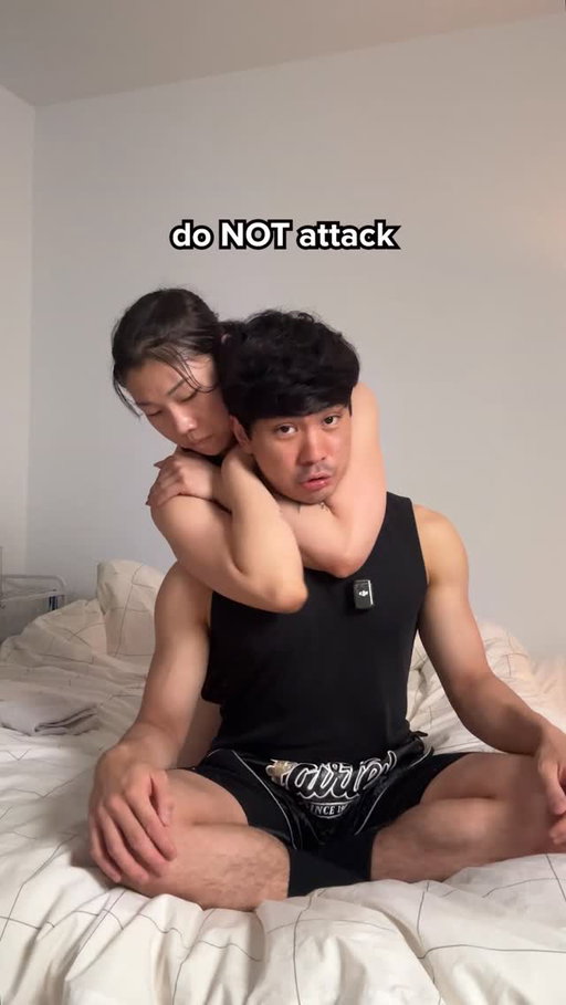If a girl chokes you...
Follow for more tips.
#fighting #selfdefense