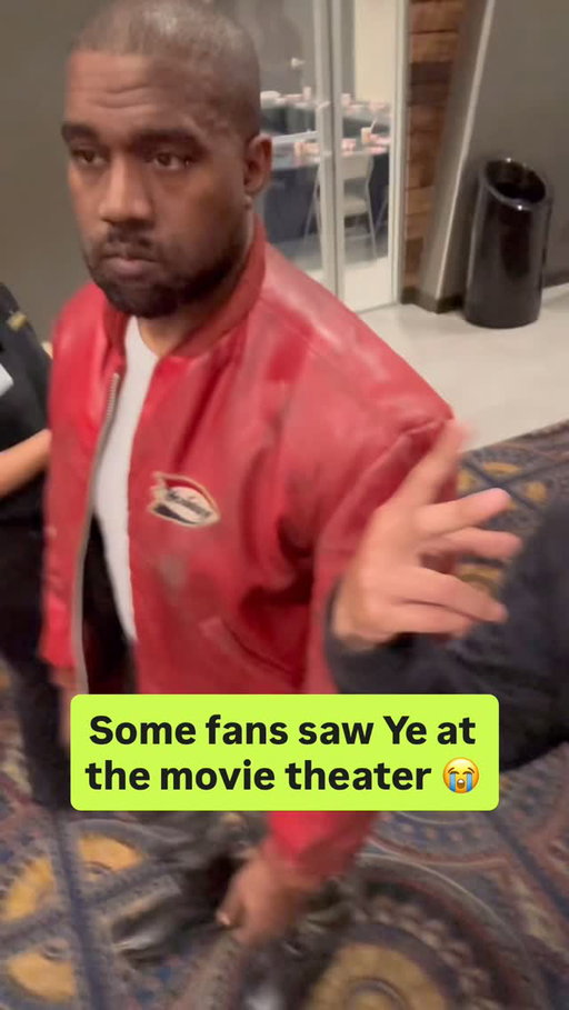 #Ye was seen going to watch the 'Michael' movie at the theater 👀

🎥 @jorgecharlez