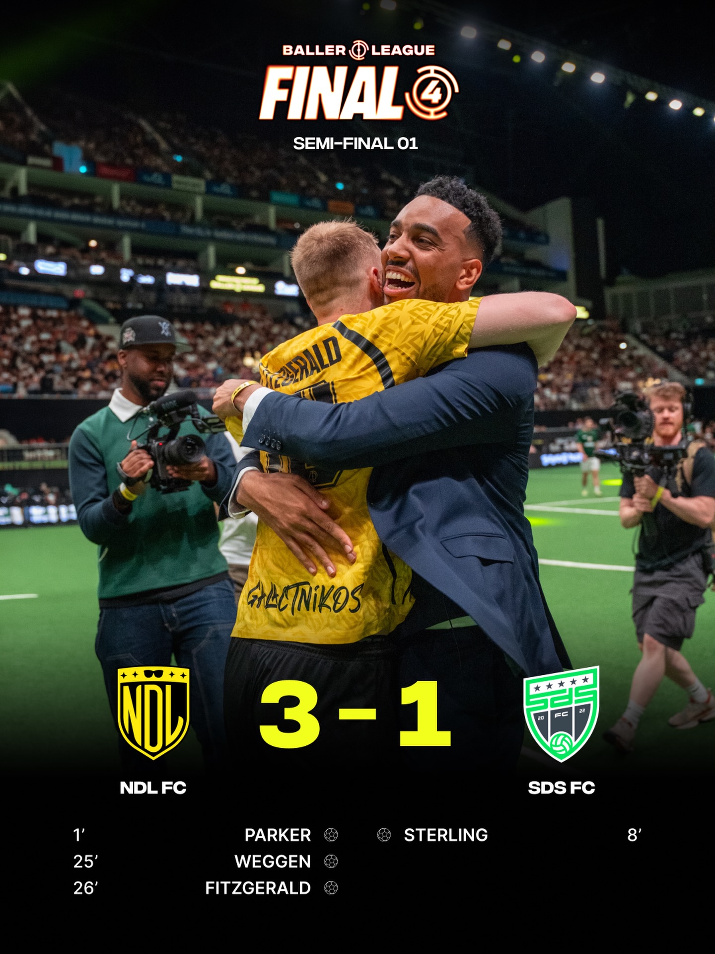 NDL FC ARE INTO THE BALLER LEAGUE FINAL 💛