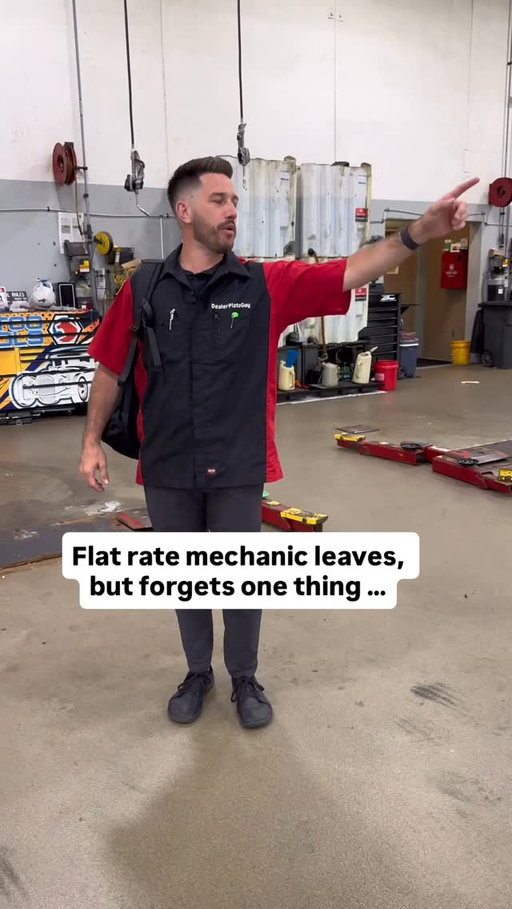 Mechanic definitely about to get a phone call from sales … 🤣 #cardealership #mechanic #oilchange #serviceadvisor #mechaniclife