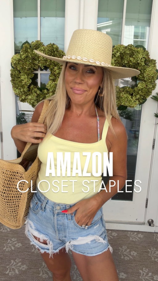 Comment ME and I will DM you the links to my favorite Amazon tanks that are currently on sale! #cottonrib #suuksesspartner