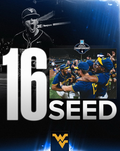 MORGANTOWN REGIONAL

(16) West Virginia
Binghamton 
Kentucky
Wake Forest

#RoadToOmaha