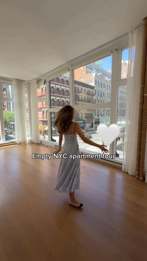 In honor of the movers coming today with the furniture!! Empty NYC apartment tour💓 comment any and all design ideas!