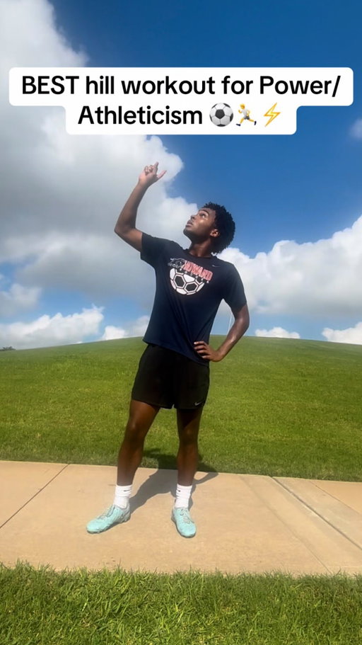 Best Hill Sprint workout for footballers to build explosiveness and athleticism #soccer #football #hillsprint #athletictraining 

@marketpryce @drink_phx
