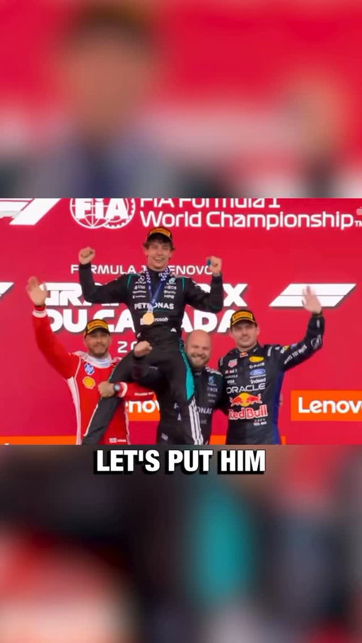 🎵 Kimi just can’t wait to be king 🎶 NEW EP OUT NOW! Link in bio to watch. #kimiantonelli #georgerussell #mercedes #f1 #lewishamilton