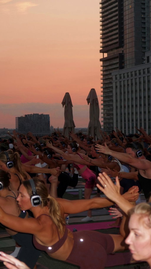 somewhere between a yoga class and a dance floor — you’ll find us.

sunset skyline yoga & ecstatic dance series. golden hour. chicago. 

tickets at link in bio ✨