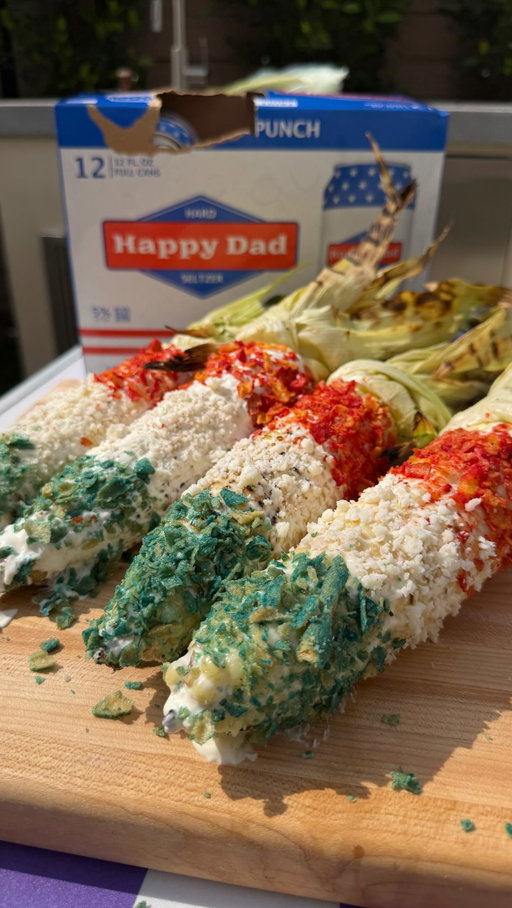 Red White & Blue Elote