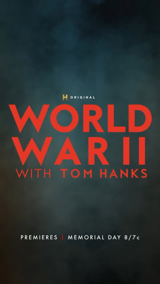 Premieres Today, May 25 at 8/7c. 
@history @wwiimuseum @hanks 

#WorldWarIITomHanks