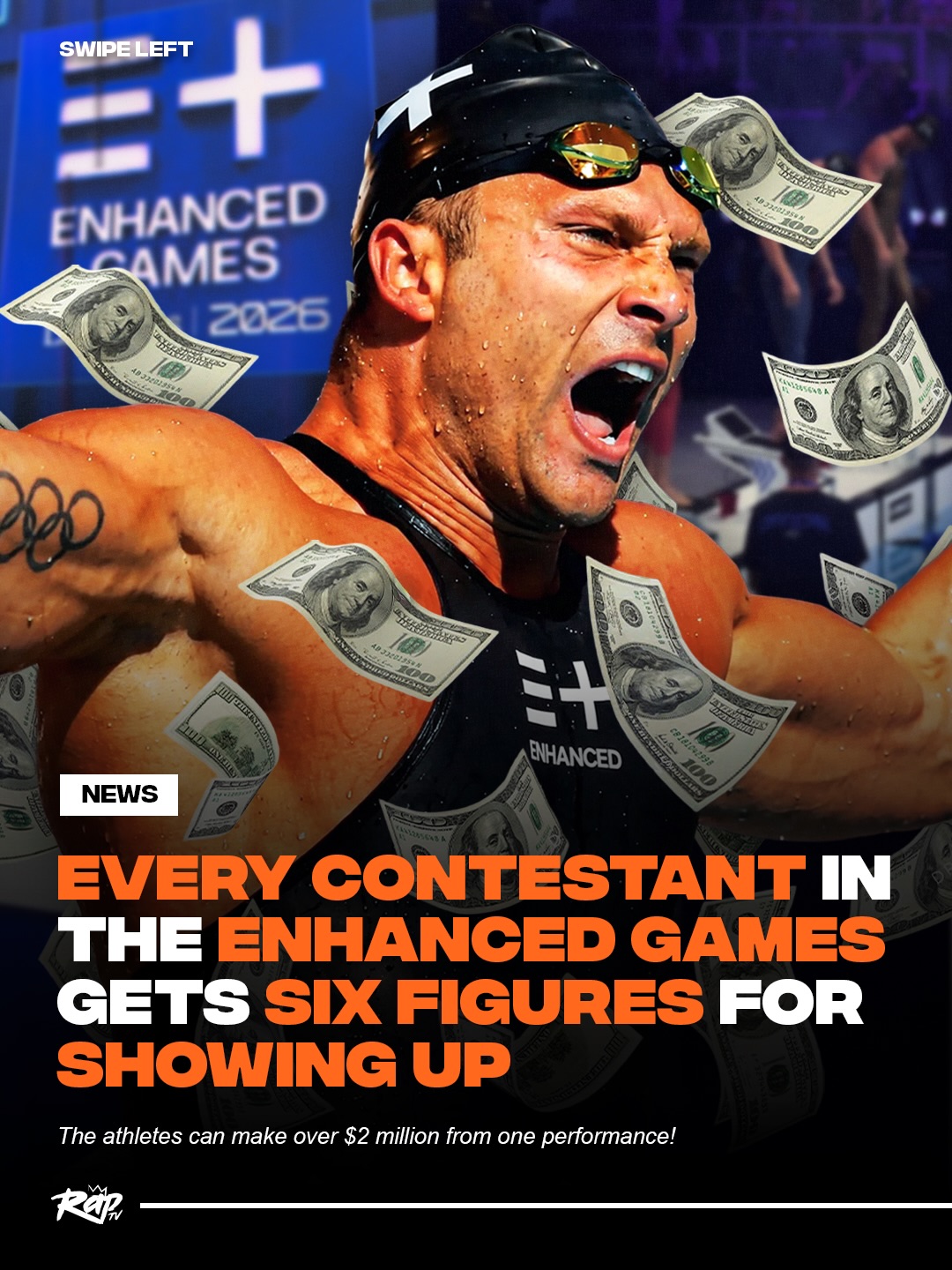 Every athlete who participates in the Enhanced Games gets paid in the mid-six figures‼️💰

The athletes are allowed to compete using performance enhancing drugs like steroids, testosterone, HGH, & other banned substances during the events.

The reward for getting 1st place is $250,000. And the athletes get an additional $250,000 if they break a world record 👀

What do y’all think about this⁉️

#EnhancedGamesPartner