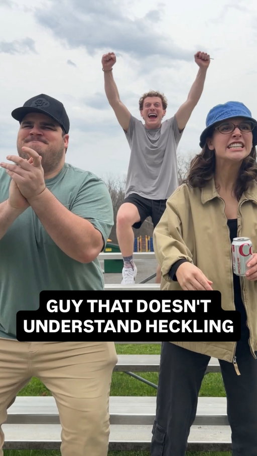 That guy that won’t shut up at the baseball game #americanhighshorts #gurgle #baseball #comedy #skit