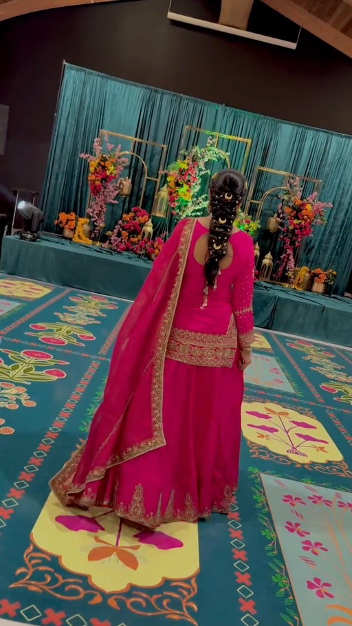 Harpreet is Jaggo-ready and bringing all the Punjabi vibes ✨💃 #punjabisuitlover❤️ #punjabiweddings #punjabilook #edmontonmakeupartist #edmontonmakeup