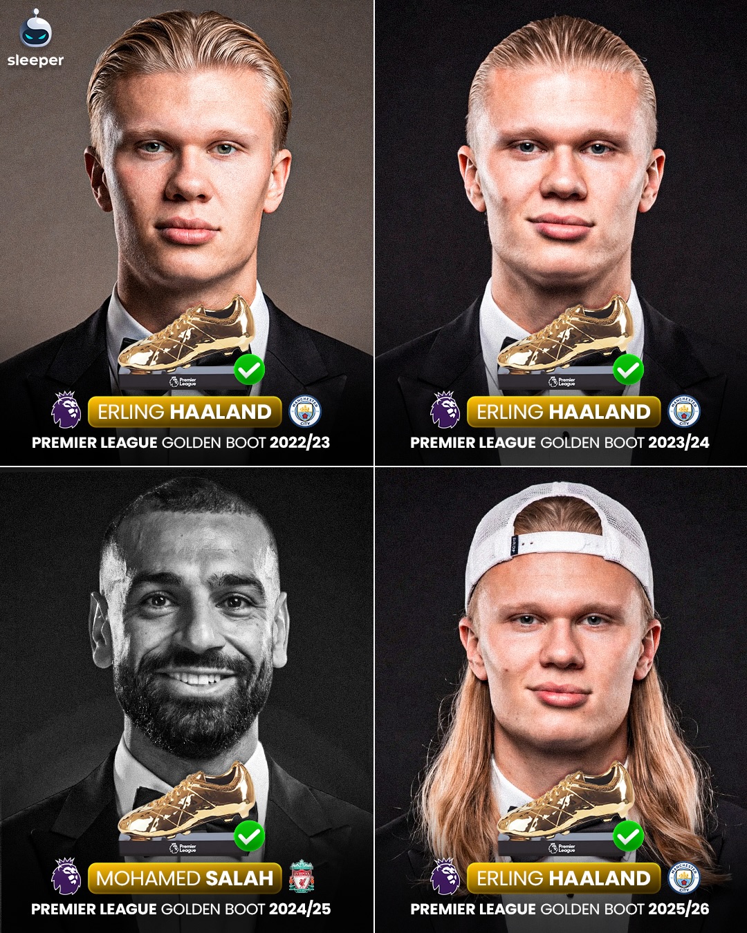 Since Erling Haaland joined the Premier League in 2022/23, he has only failed to win the Golden Boot once. 🤯🤖

The Norwegian has scored 112 goals in 132 for Manchester City in the PL. It’s become so normal for him that even a season where he scores 27 is deemed ‘off-form’… he’s a robot.

Has there ever been a greater pure goalscorer than Erling in the English top flight? 👀