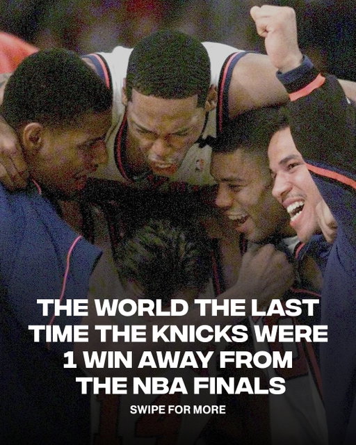 this is why tonight means everything 😤

The New York Knicks are one win away from reaching the NBA Finals for the first time since 1999. The team currently leads the Eastern Conference Finals, putting them closer to their first Finals appearance in more than two decades.

Where were y’all the last time the knicks were this close to the nba finals? 👀

[📸: GETTY ]