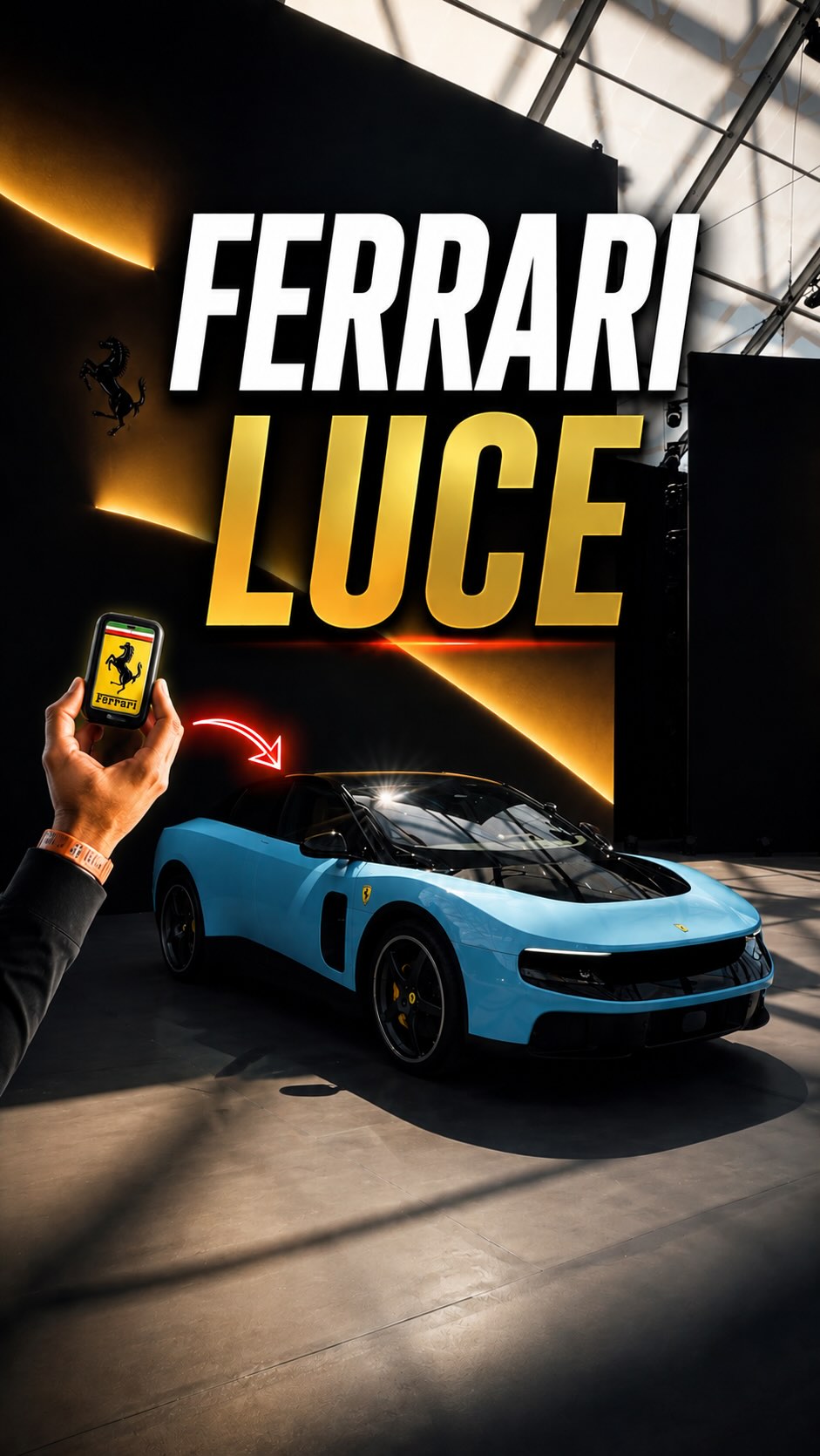 POV: you’re sitting inside Ferrari’s first ever electric car… ⚡️🐎

The new Ferrari Luce feels less like a normal Ferrari interior… and more like stepping into the future.

This key though 👀

#ferrari #ferrariluce #luce #pov