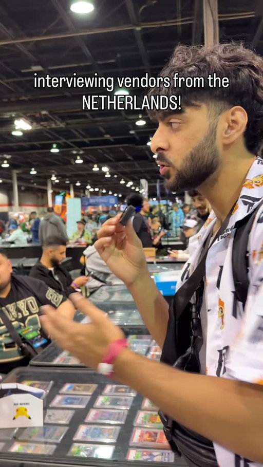 always beautiful to see people travel from around the world! #pokemoncards #pokemontcg #cardcollector #pokemon