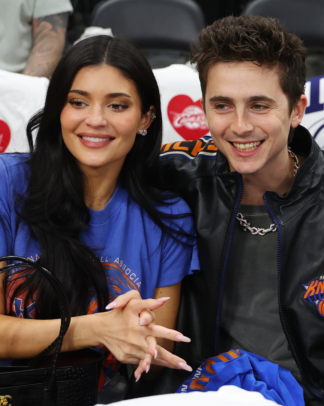 Kylie Jenner and Timothée Chalamet are in the building for the Knicks vs Cavs Game 4 tonight 🔥
ㅤ
(📸 Getty)