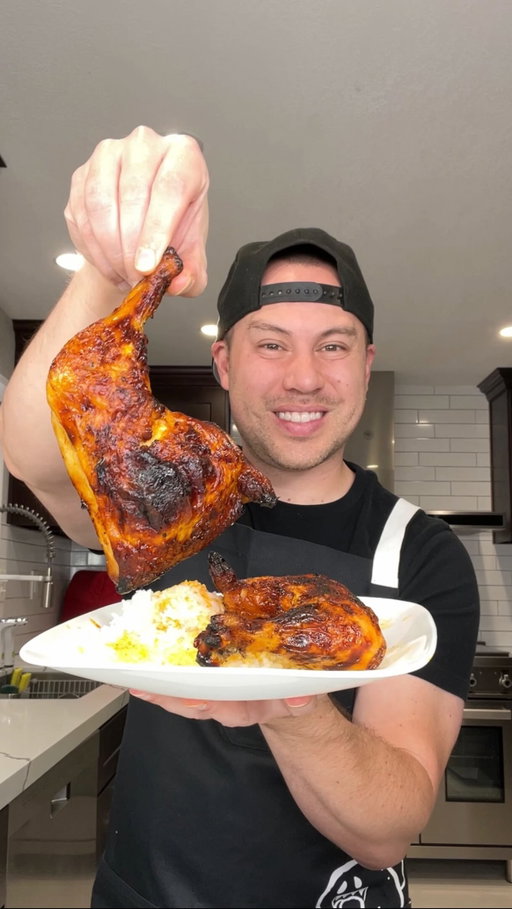 Let’s make Filipino Chicken Inasal in an air fryer! 🙌🏼🇵🇭🤤
 
Ingredients:

Marinade:
2 lbs chicken cut into serving pieces
2 tablespoons ginger minced
1/2 bulb of garlic minced
3/4 cup lemongrass chopped
1 cup white vinegar
1/2 cup lemon or calamansi juice
1 cup lemon soda soft drink 
1 tablespoon salt
1 tablespoon ground black pepper
1/4 cup brown sugar

Basting Sauce:
3 tablespoons annatto oil
1/2 cup unsalted butter softened
1/4 teaspoon salt
1 teaspoon lemon or calamansi juice

Recipe:
1. Mince the garlic and ginger
2. Create the marinade by combining the garlic, ginger, lemongrass, white vinegar, lemon or calamansi juice, lemon lime soft drink, salt, black pepper, and brown sugar into one container
3. Place the chicken into the marinade and refrigerate for at least a couple of hours or overnight for the fullest flavor
4. When you’re ready to cook, combine the annatto oil, butter, salt and lemon or calamansi juice for the basting sauce.
5. Make sure to remove any lemongrass on the chicken that might be too large
6. Using an air fryer, place the chicken (skin side down) into the tray. Set temperature to 360F degrees for 15 minutes
7. Baste the chicken with the basting sauce every few minutes.
8. I flipped the chicken so the skin side is up and cooked again at 390F degrees for 12 minutes and continued basting the chicken every few minutes.
9. When time is up, let the chicken rest for a 5 minutes.
10. When the chicken is ready, plate with rice, atchara, soy sauce (even spicy soy sauce), lemon/calamansi, or annatto oil. Be sure to eat and enjoy!
 
It’s so sarap (delicious)! 🤤
.
.
.
.
.
.
#Filipino #recipe #chickeninasal #airfryer #filipinofood