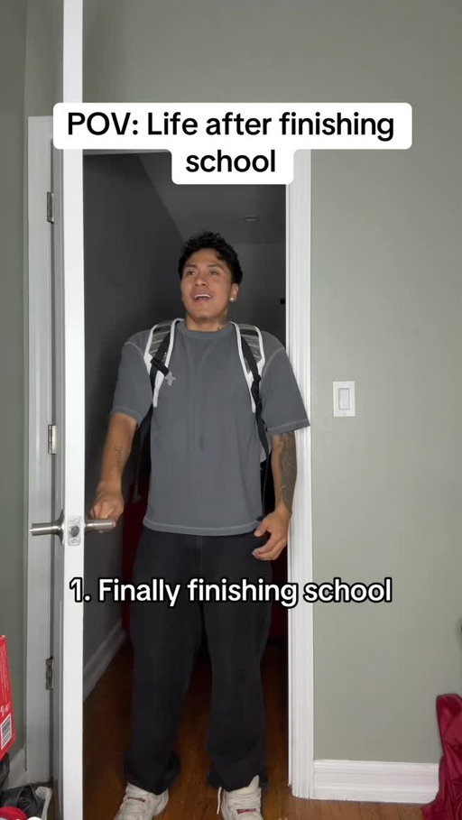 Life after finishing school 😳📚
Who can relate??

#explore #viral #school #life #pov
