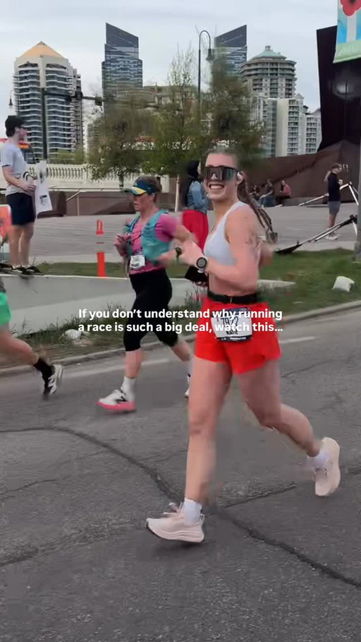 Running a race, no matter the distance IS a big deal🤍

20,000+ people who all have a purpose. 

Some are working through grief. 
Some are proving themselves. 
Some are battling their mental health. 

Every single purpose matters and every single finish line moment is proof of the hard work and dedication put in✨

#marathon #halfmarathon #runningmotivation #raceday