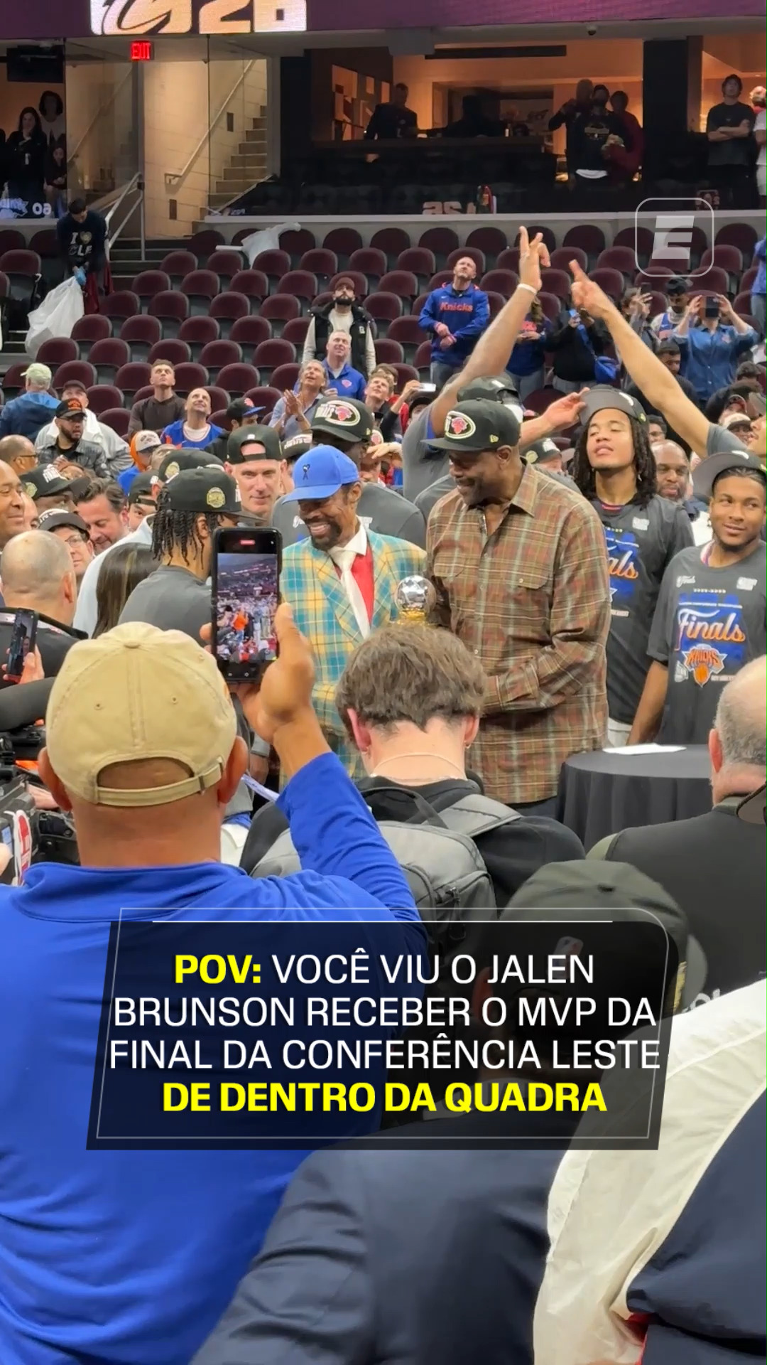 Jalen Brunson é o MVP da final da Conferência Leste da NBA, e a ESPN estava dentro da quadra registrando tudo!

#NBAnaESPN #C6Bank

#nba #knicks