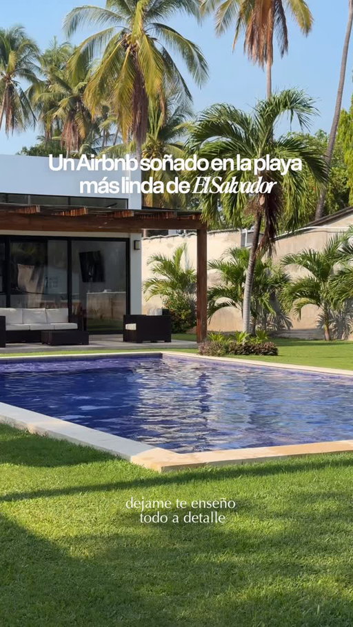 Un paraíso en Playa El Cuco que siempre voy a querer repetir 🤍🥥

Alma de Coco es de esos lugares que no solo son hermosos, sino que el lugar está diseñado para que vivas una experiencia inolvidable. 

Esta casa de playa tiene acceso directo a una de las playas más lindas del país, espacios perfectos para compartir en familia y ese lujo relajado que lo eleva TODO 🫶🏻

Segunda vez aquí… y definitivamente no será la última 🥹

Guárdalo para tu próxima visita a El Salvador 🇸🇻

#PlayaElCuco #AirbnbElSalvador #CasadePlaya #TravelElSalvador #LuxuryStay