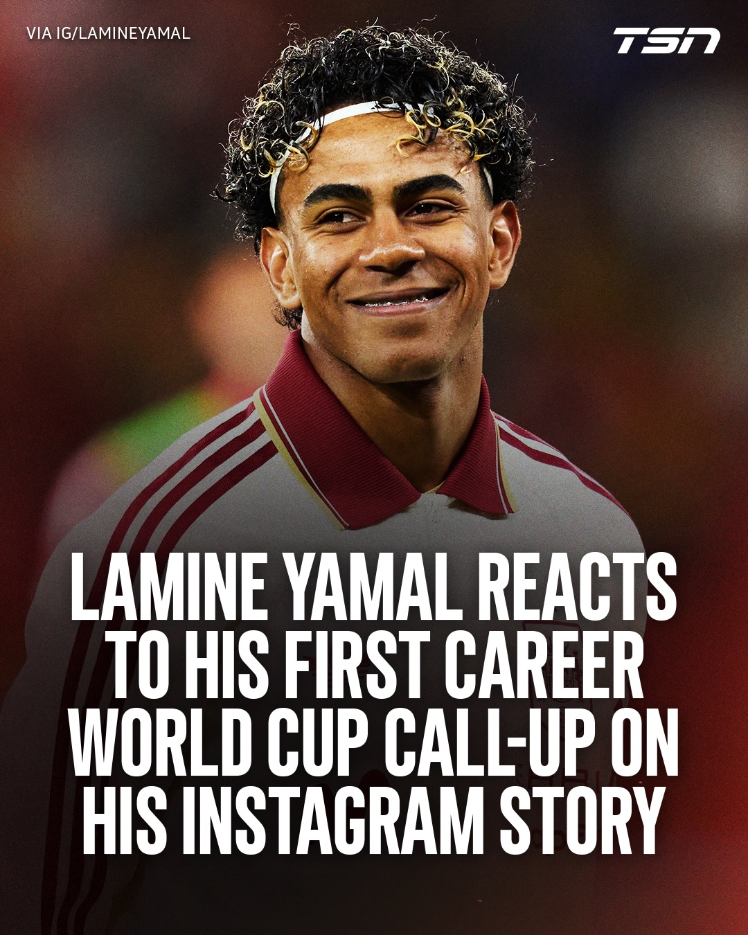 18-year-old Lamine Yamal is ready for his first ever #FIFAWorldCup 👀 🇪🇸