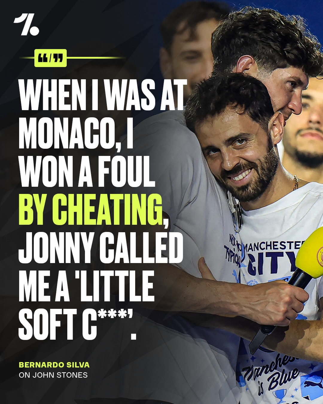 Bernardo Silva will never forget his first impressions on John Stones... fair to say it worked out in the end 😭