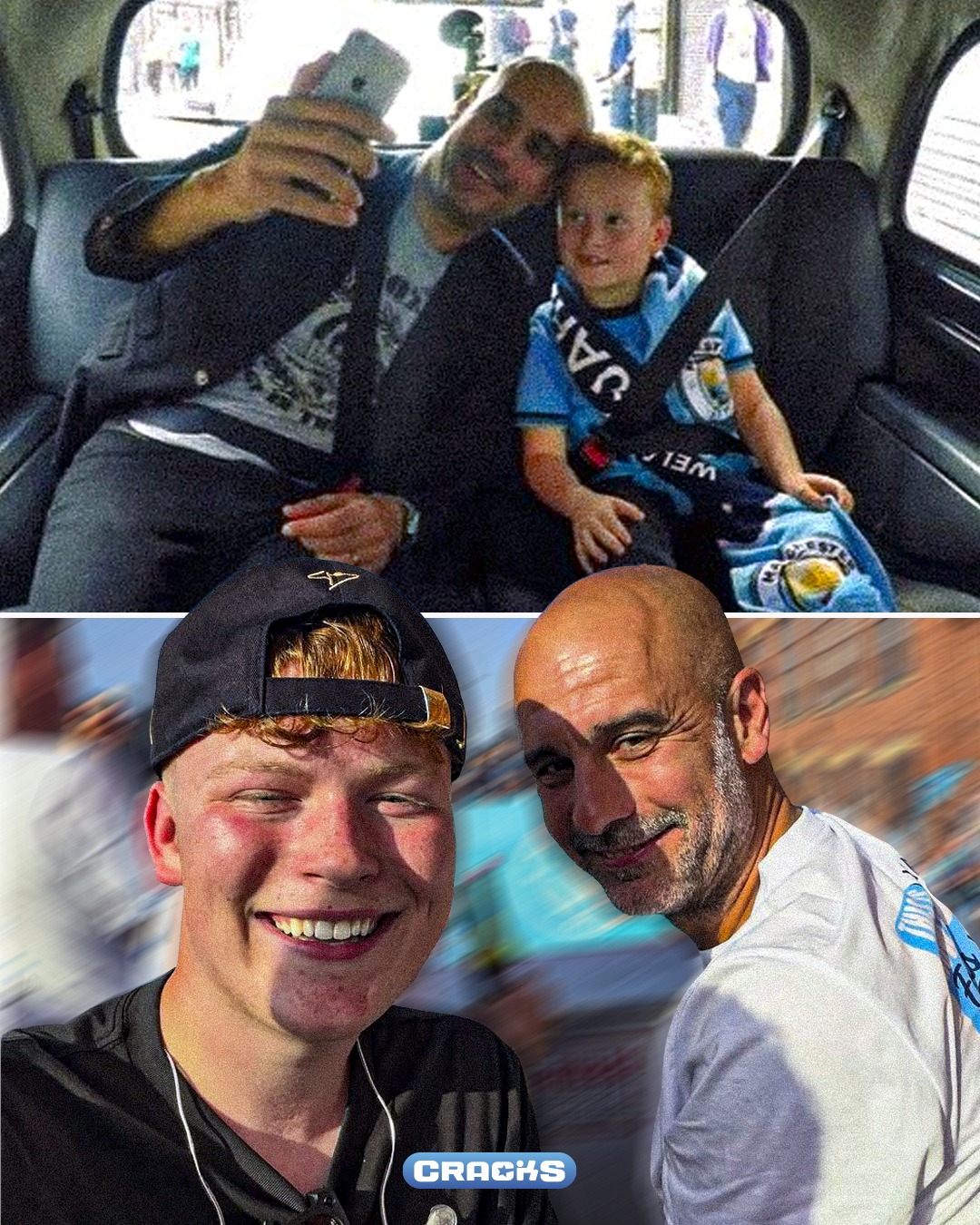 🥺💙 LINDA HISTORIA PARA CERRAR LA ERA GUARDIOLA

🚕 En 2016, Braydon, un niño de 7 años, compartió un taxi con Pep Guardiola en sus primeros días en Manchester

🗣️ Durante el viaje le dijo: “Vas a ganarlo todo con el City”

😅 Pep respondió: “Lo intentaremos”

⏳ Diez años después, Braydon tiene 17 años y trabaja como periodista

📸 Y en la despedida de Guardiola consiguió una última foto con el entrenador que cambió la historia del club

🏆 Premier Leagues, FA Cups, Champions League… al final, aquella predicción se hizo realidad