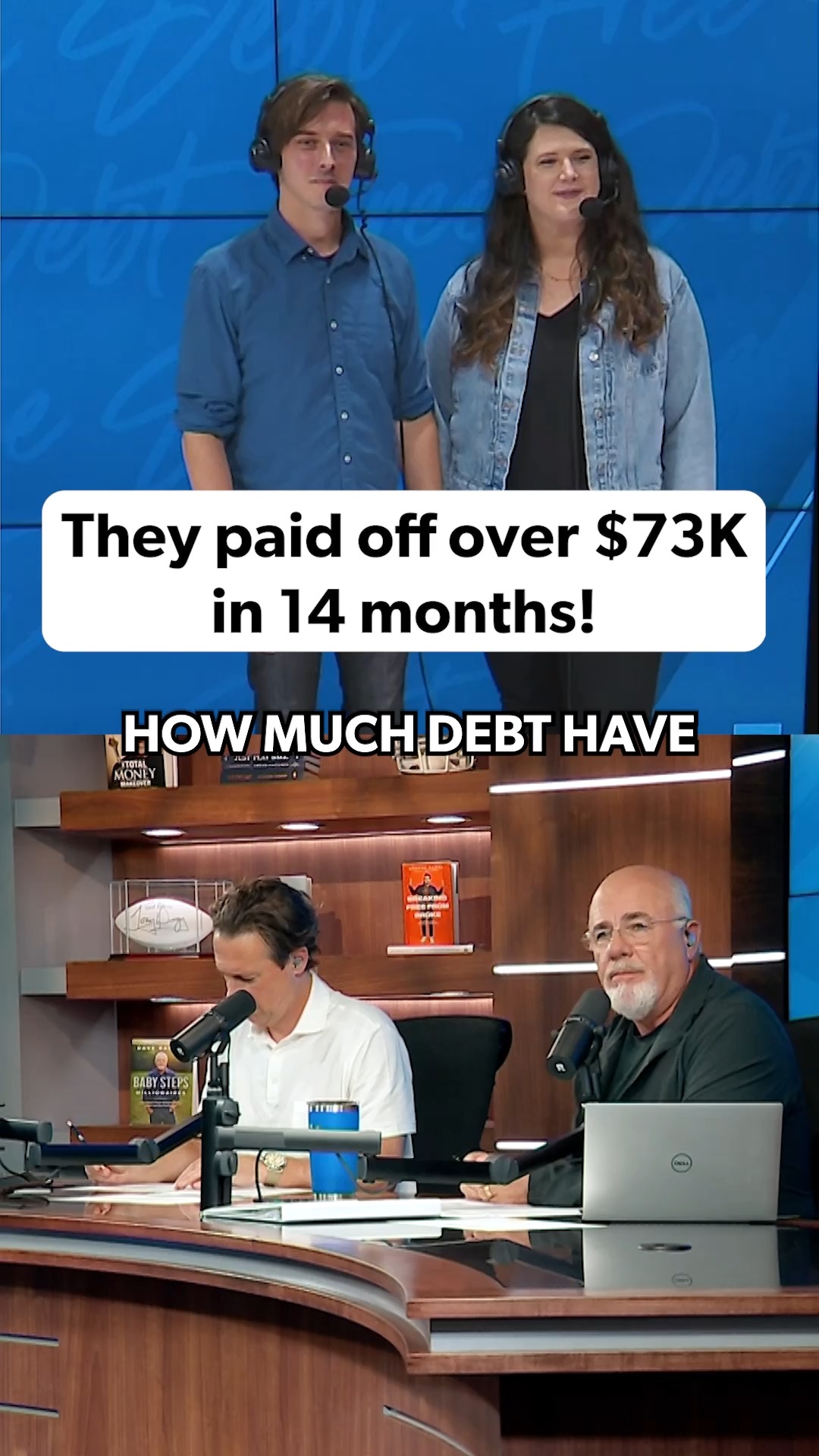 EveryDollar users Nathan & Brittany reached the Debt-Free Stage after paying off $73,500 in just 14 months.

Their wake-up call came after owing the IRS money for the first time and needing new tires within days of each other. Feeling completely overwhelmed, they decided something had to change. They cut up their credit cards, got serious about actually following a budget, and worked nonstop... teaching extra hours, DoorDashing, and picking up side work while communicating about every single dollar.

Now they’re debt-free, no longer living paycheck to paycheck, and proof that intentionality and teamwork can change everything in a short amount of time.

Their key to success: “Be intentional. Communicate about everything. Make the hard choices.”