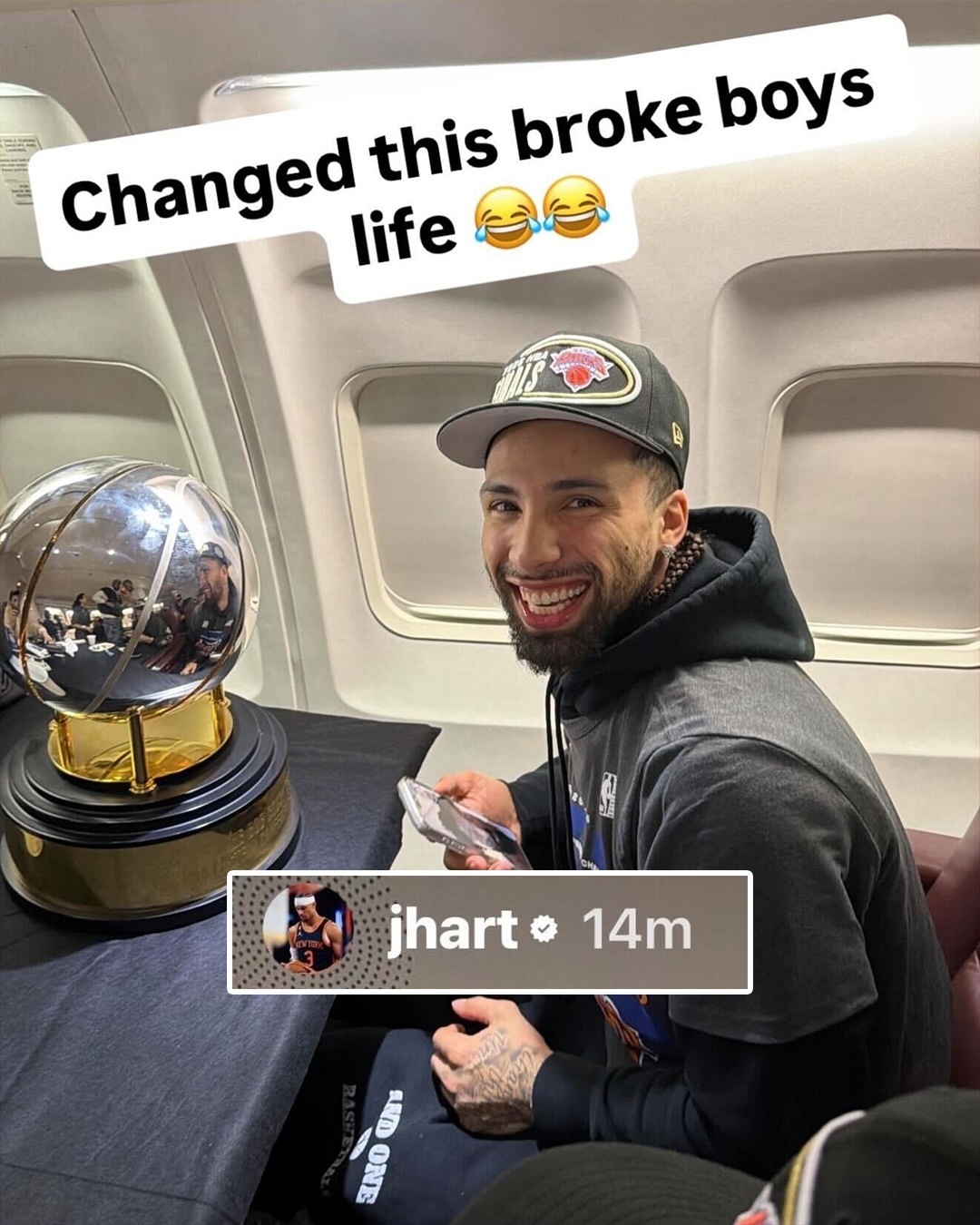 Jose Alvarado came from a two-way to the NBA Finals 😂🔥

(via @jhart)