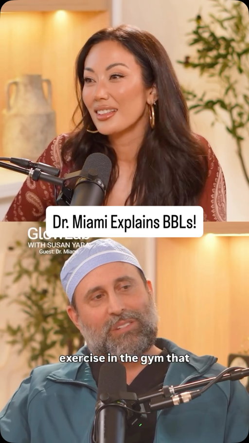 New episode of @glowlabpodcast! @therealdrmiami explains everything you want to know about BBLs from safety to recovery and results. 

COMMENT “GLOW” to have an episode link sent to your DMs or watch/listen wherever you get podcasts. Links in my bio/stories!

#glowlabpodcast #glowlabwithsusanyara #bbl