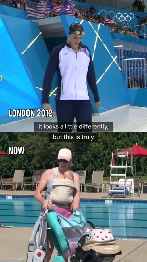 The way Missy Franklin enters the swimming pool has changed a little bit... But we still LOVE it! ❤️✨

#Olympics #Swimming