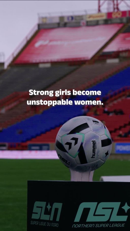 Sport gives girls confidence they carry for life 💜⁠