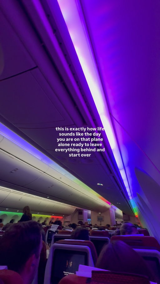 no feeling will ever compare to sitting on the plane taking you far from everything you’ve ever known🥹