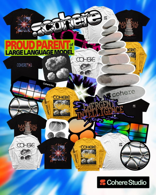 Merch, on-premises.

shop.cohere.com