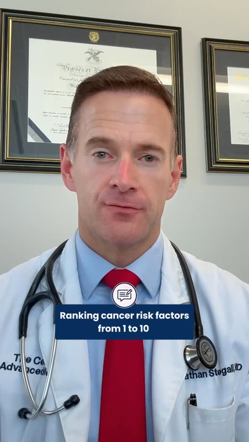 Ranking cancer risk factors from 1 to 10.

When people think about cancer risk, they often focus on one thing. The reality is that risk is influenced by many different factors, some of which are discussed far less than they should be.

In this video, I rank several common risk factors based on what we currently know from the research and what I’ve observed in clinical practice.

Some of the highest-impact factors may not be the ones most people expect.

The good news? Many of these risks are modifiable, which means there are practical steps you can take to support your long-term health.

Which ranking surprised you the most?